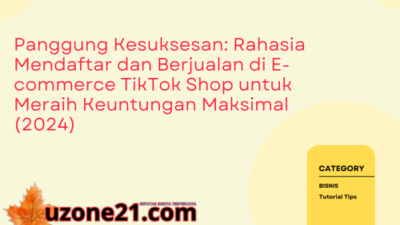 E-commerce TikTok Shop