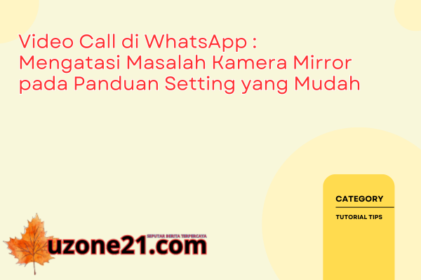 Video Call di WhatsApp