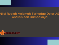 Nilai Rupiah Melemah Terhadap Dolar AS: Analisis dan Dampaknya