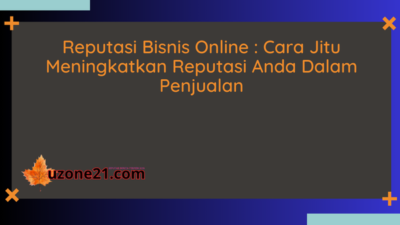 Reputasi Bisnis Online