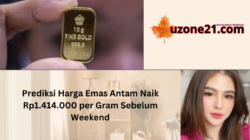 Prediksi Harga Emas Antam Naik Rp1.414.000 per Gram Sebelum Weekend