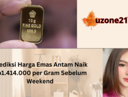 Prediksi Harga Emas Antam Naik Rp1.414.000 per Gram Sebelum Weekend