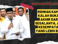 Ridwan Kamil Kalah Bukan Akhir Dari Segalanya, Ada Kesempatan yang Lebih Baik