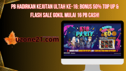 PB Hadirkan Kejutan Ultah ke-16