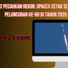 Starlink V2 Pecahkan Rekor: SpaceX Cetak Sejarah Lewat Peluncuran ke-60 di Tahun 2025