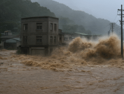 Topan Landa Taiwan: 14 Orang Tewas, 124 Hilang Setelah Danau Penahan Jebol