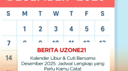 Kalender Libur & Cuti Bersama Desember 2025: Jadwal Lengkap yang Perlu Kamu Catat
