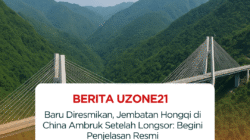 Baru Diresmikan, Jembatan Hongqi di China Ambruk Setelah Longsor: Begini Penjelasan Resmi