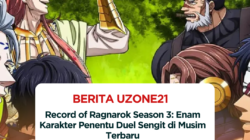 Record of Ragnarok Season 3: Enam Karakter Penentu Duel Sengit di Musim Terbaru