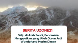 Salju di Arab Saudi, Fenomena Mengejutkan yang Ubah Gurun Jadi Wonderland Musim Dingin