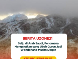 Salju di Arab Saudi, Fenomena Mengejutkan yang Ubah Gurun Jadi Wonderland Musim Dingin