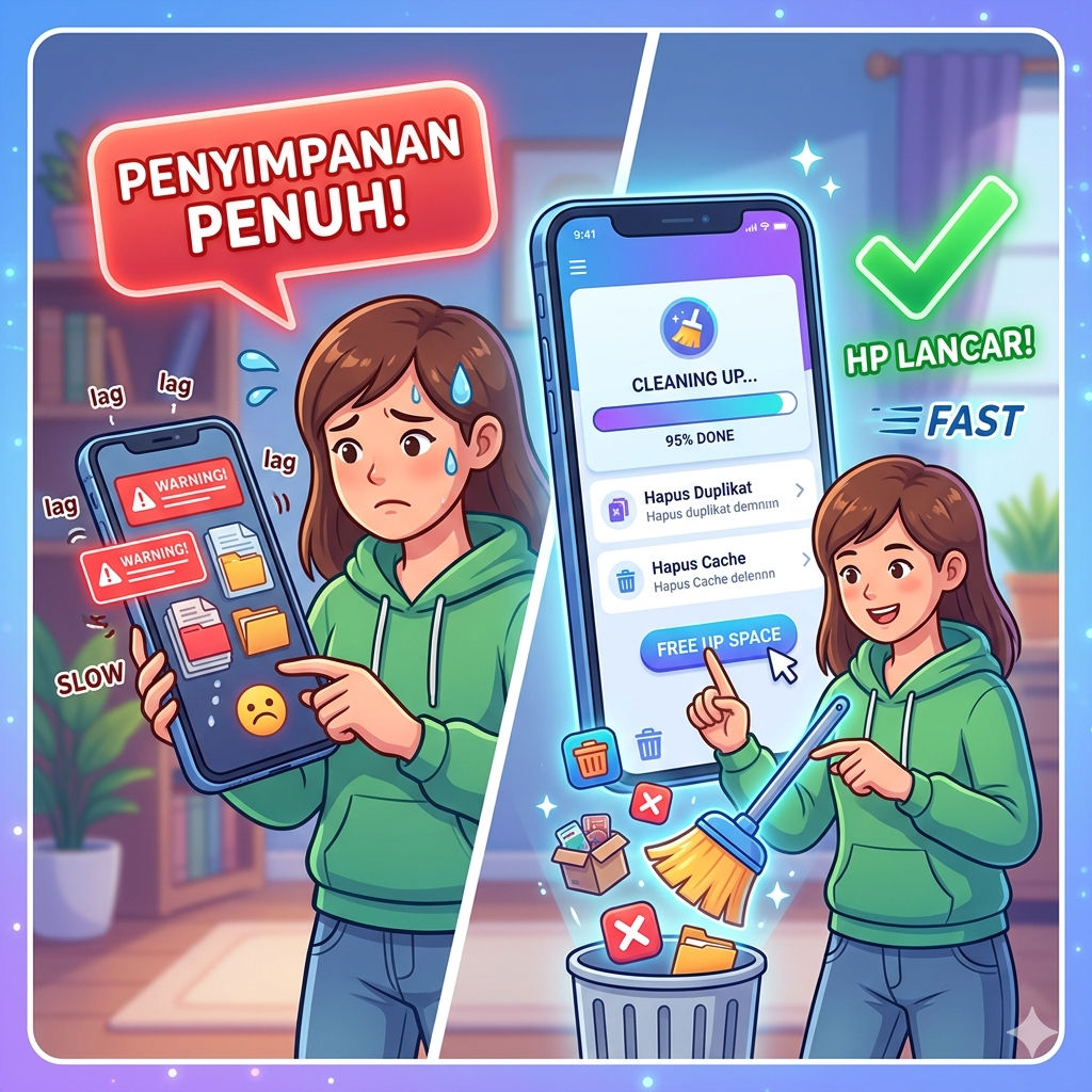 Penyebab HP Lemot