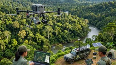 Teknologi Drone Pengawas Hutan