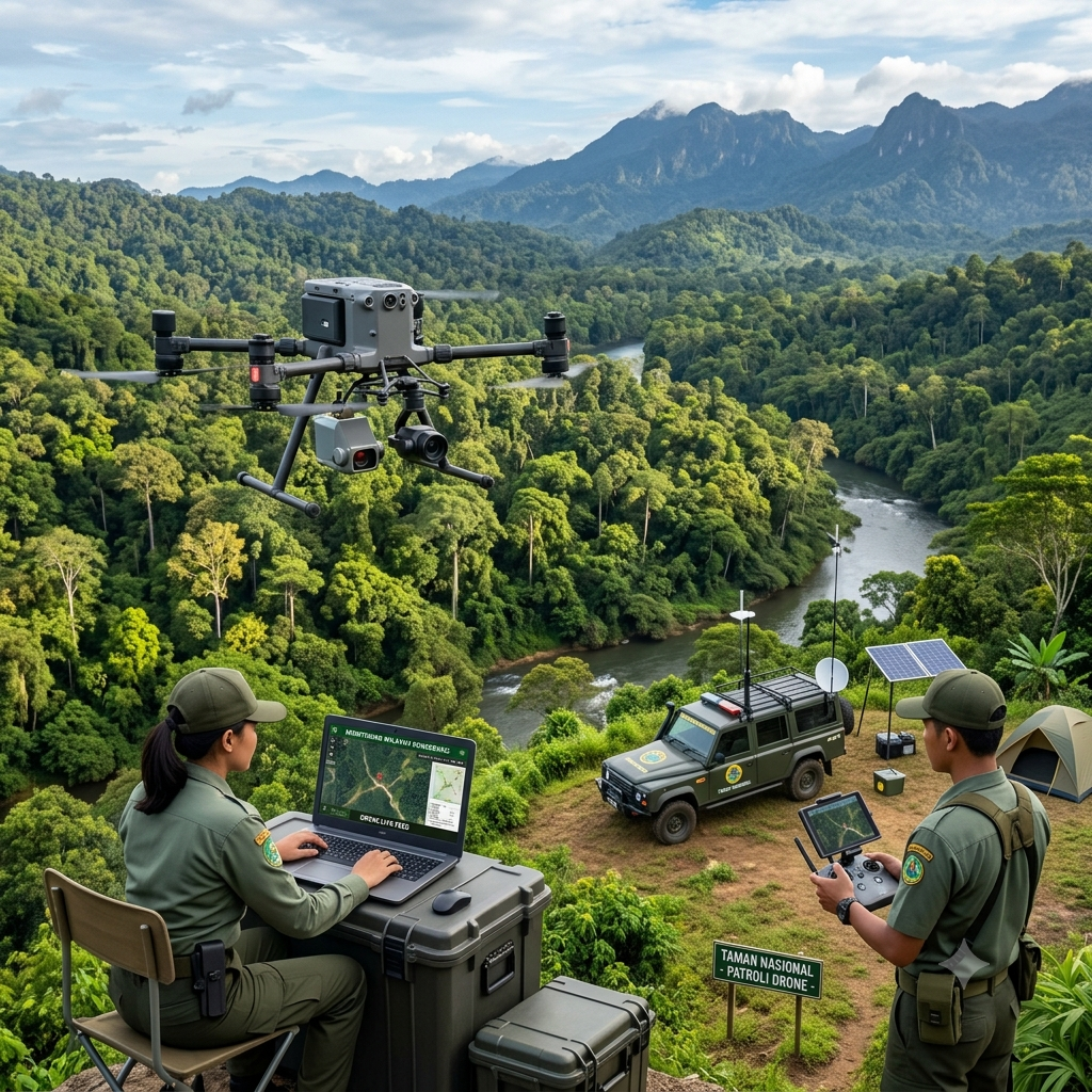 Teknologi Drone Pengawas Hutan