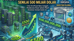 Infrastruktur Kecerdasan Buatan Jadi Taruhan Baru Nvidia dan Raksasa Wall Street Senilai 500 Miliar Dolar